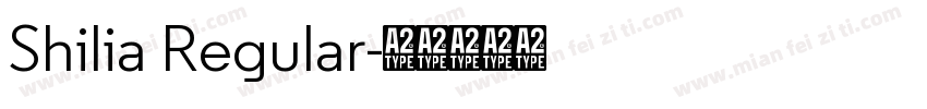Shilia Regular字体转换